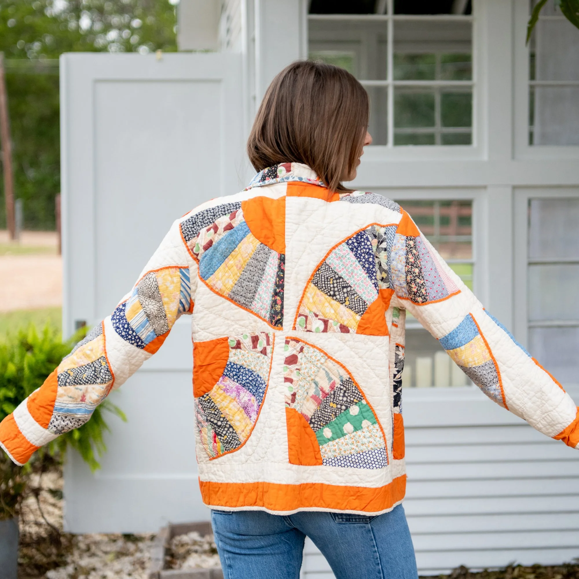 J.CRWE quilting plainly colored jacket J.CRWE quilting plainly colored jacket